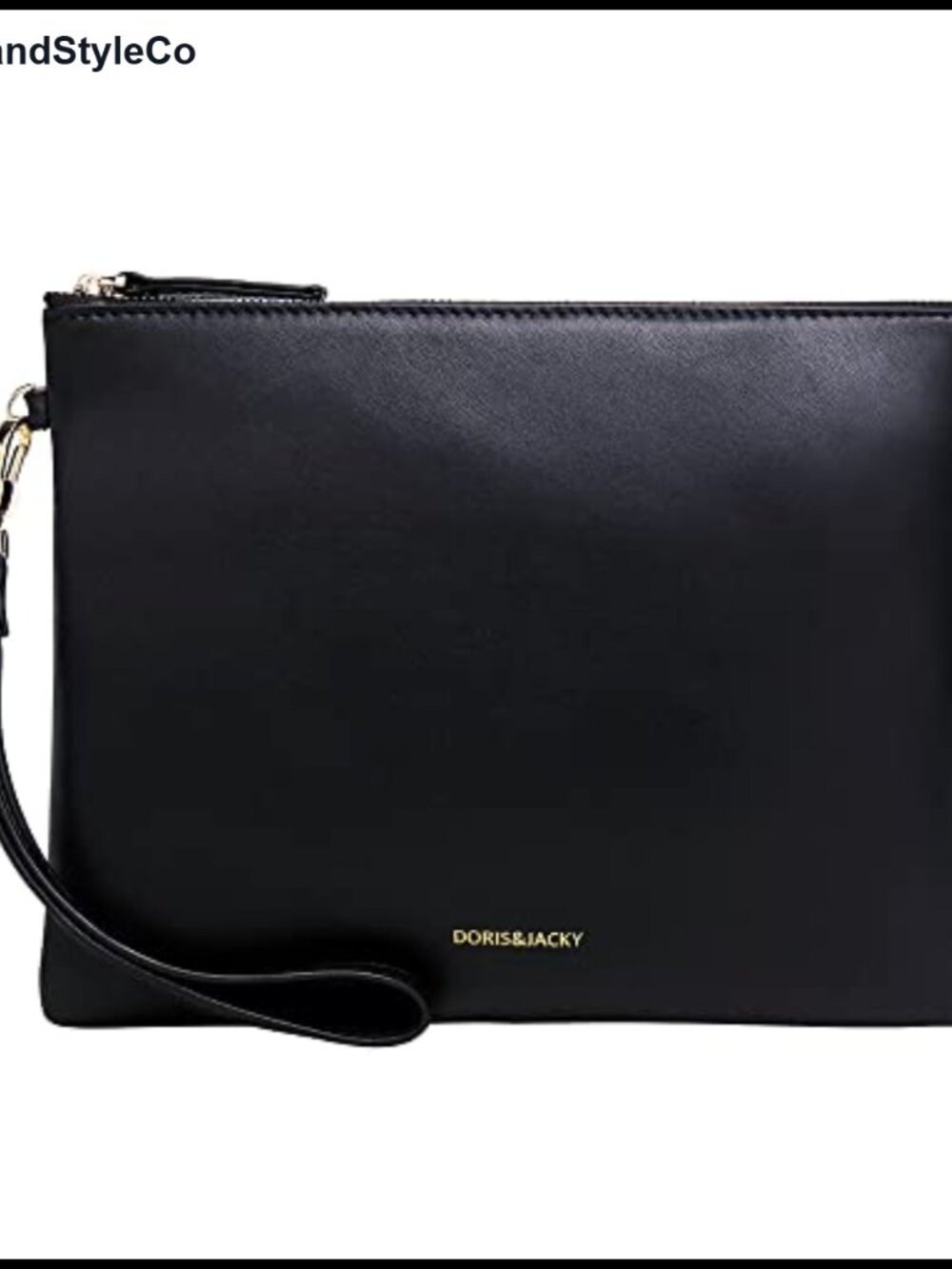 Lambskin Leather Wristlet Clutch Purse Large Phone Wallet RFID Blocking